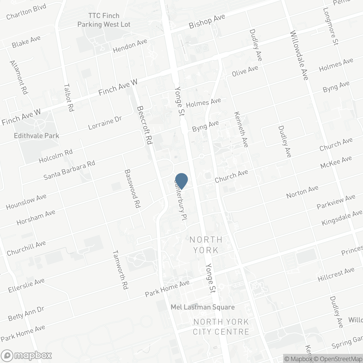 2705 - 75 CANTERBURY PLACE, Toronto, Ontario M2N 0L2
